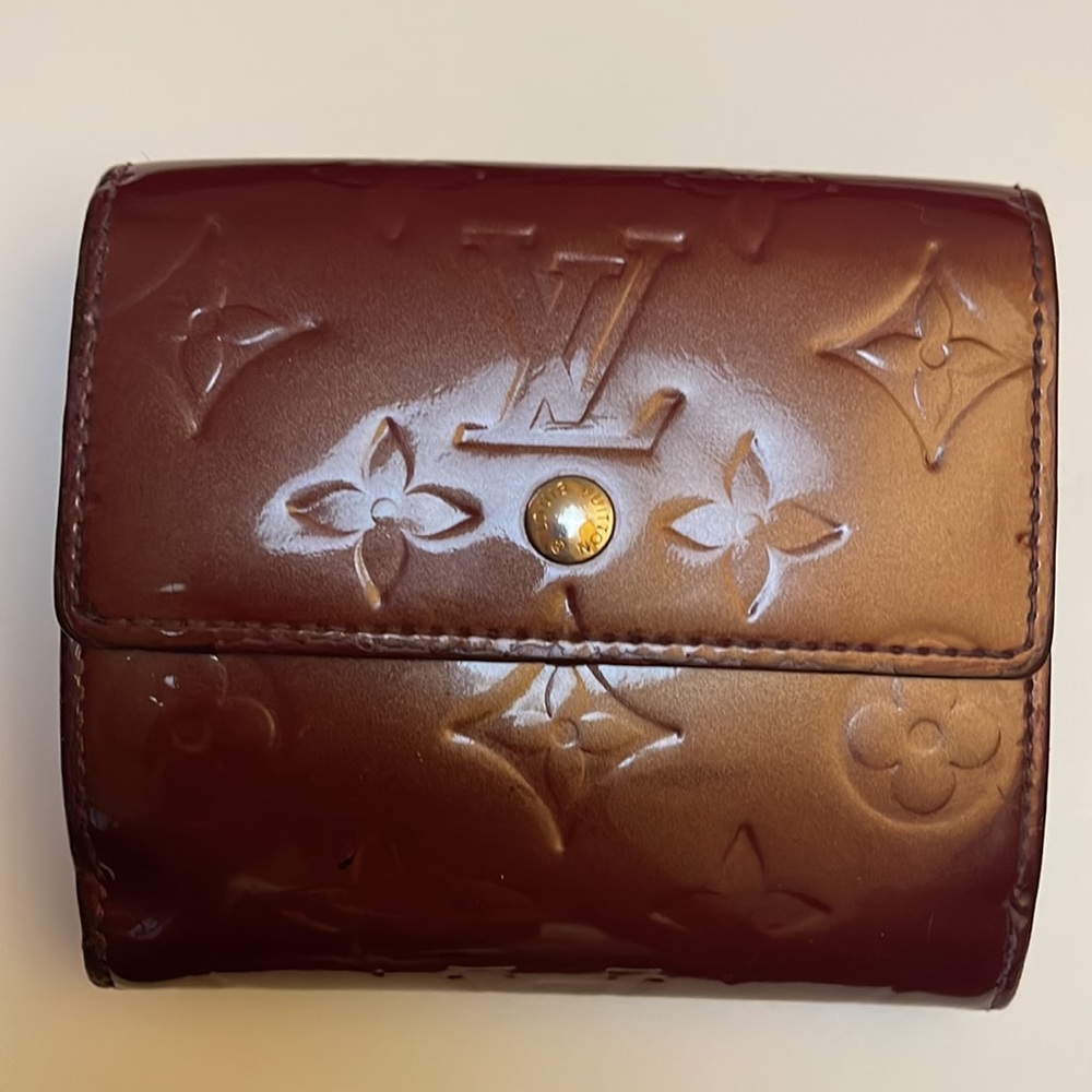 Louis Vuitton vernis Elise wallet monogram